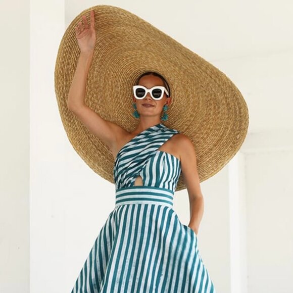 Sika Blue Beeko Dress Handmade - Like New - Picture 3 of 8